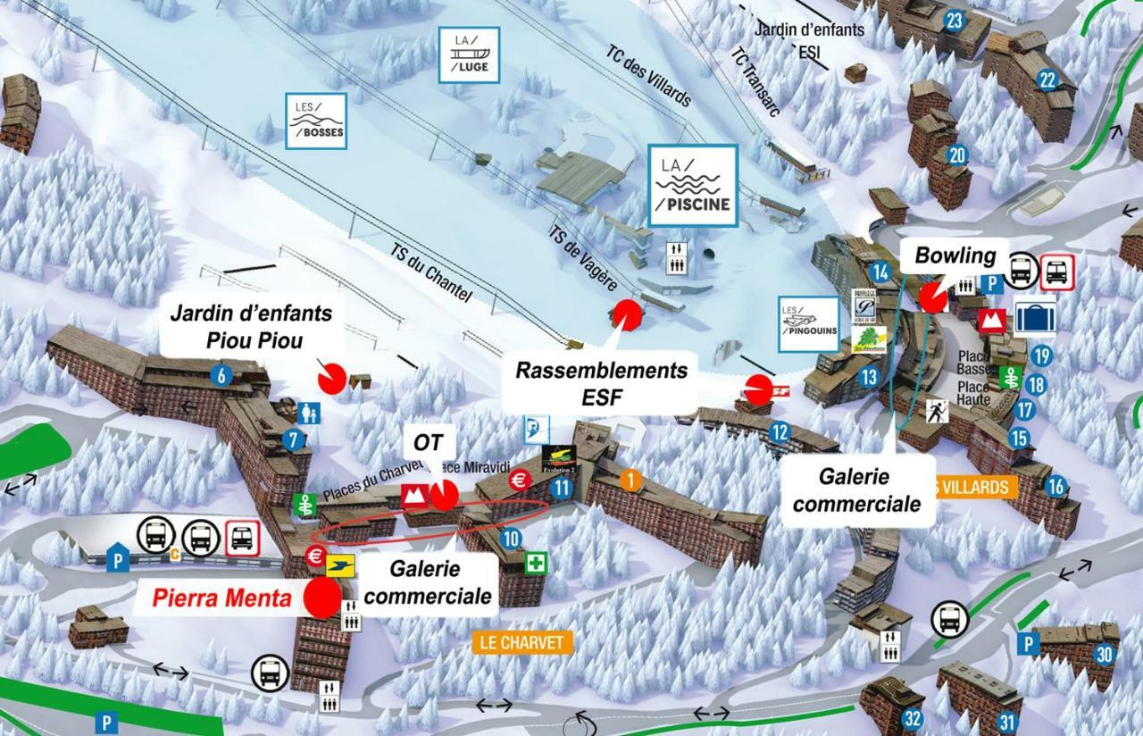 شقة Arc 1800 Pierra Menta Les Arcs  المظهر الخارجي الصورة